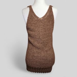 Universal Threads Knit Henley Style BrownTank Top